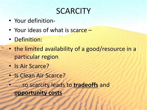 Oct 19, 2020 ... Scarcity exists because human wants exceed what can be made from the available resources at any given point in time. We can better use our ...